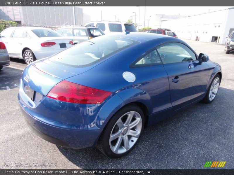 Ocean Blue Pearl Effect / Silver 2008 Audi TT 2.0T Coupe