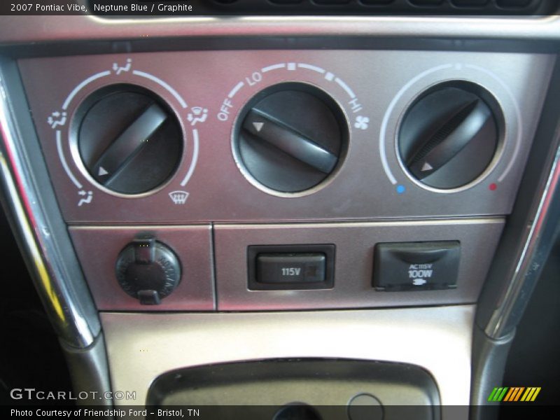 Neptune Blue / Graphite 2007 Pontiac Vibe