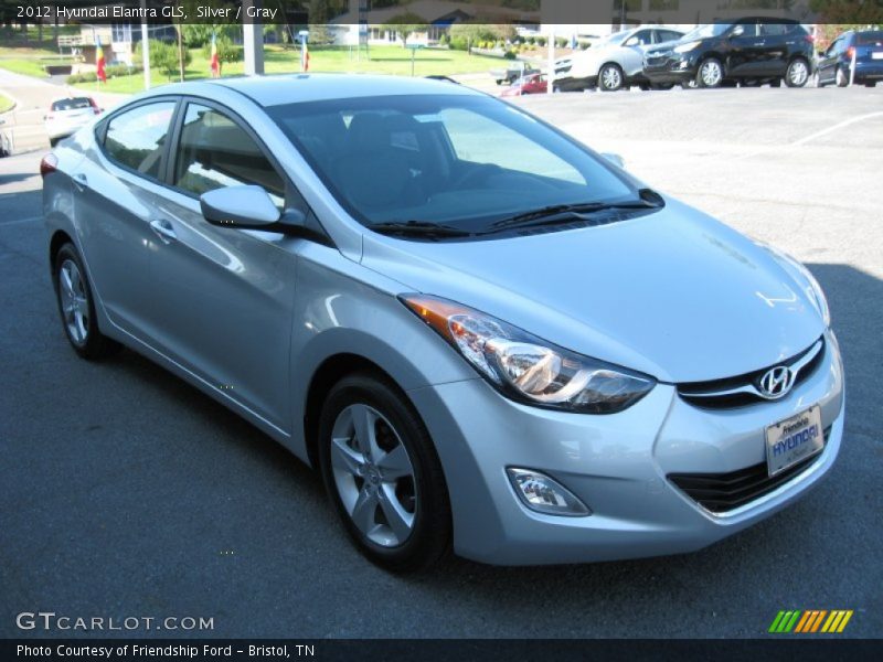 Silver / Gray 2012 Hyundai Elantra GLS