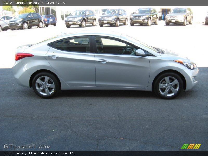 Silver / Gray 2012 Hyundai Elantra GLS