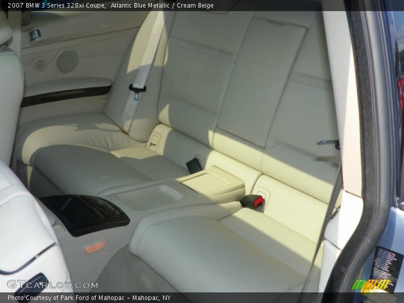 Atlantic Blue Metallic / Cream Beige 2007 BMW 3 Series 328xi Coupe