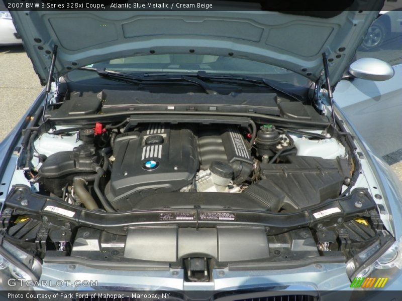 Atlantic Blue Metallic / Cream Beige 2007 BMW 3 Series 328xi Coupe
