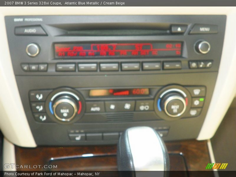 Atlantic Blue Metallic / Cream Beige 2007 BMW 3 Series 328xi Coupe
