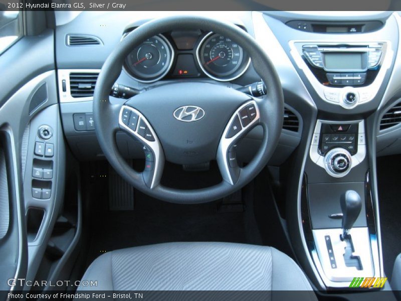 Dashboard of 2012 Elantra GLS