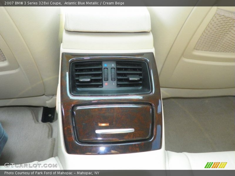Atlantic Blue Metallic / Cream Beige 2007 BMW 3 Series 328xi Coupe