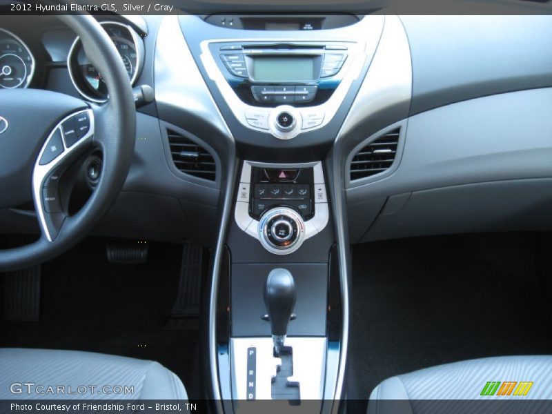 Controls of 2012 Elantra GLS