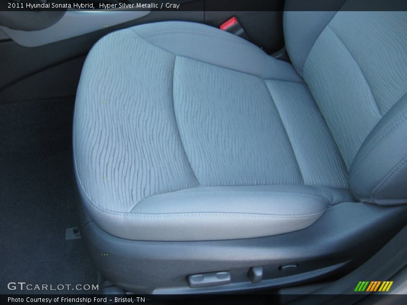 Hyper Silver Metallic / Gray 2011 Hyundai Sonata Hybrid