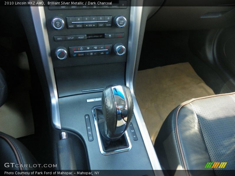 Brilliant Silver Metallic / Dark Charcoal 2010 Lincoln MKZ AWD