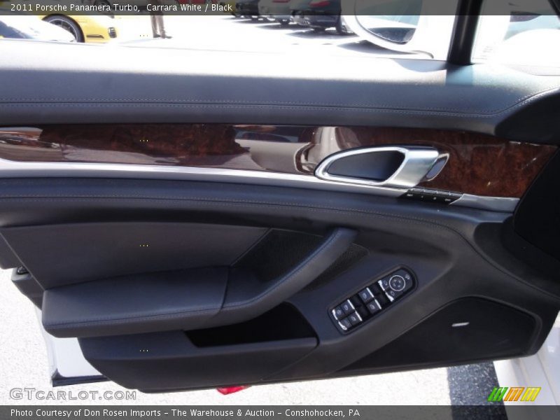 Carrara White / Black 2011 Porsche Panamera Turbo