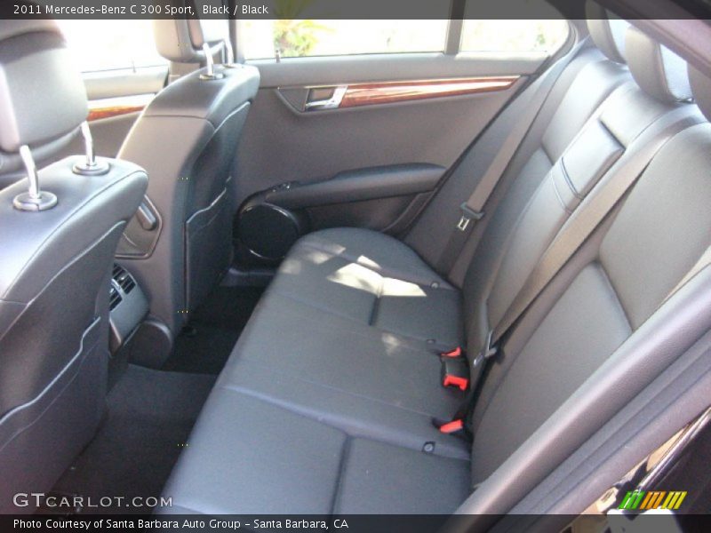 Black / Black 2011 Mercedes-Benz C 300 Sport