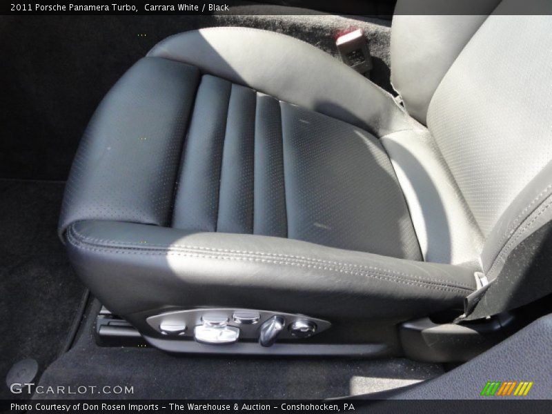 Carrara White / Black 2011 Porsche Panamera Turbo
