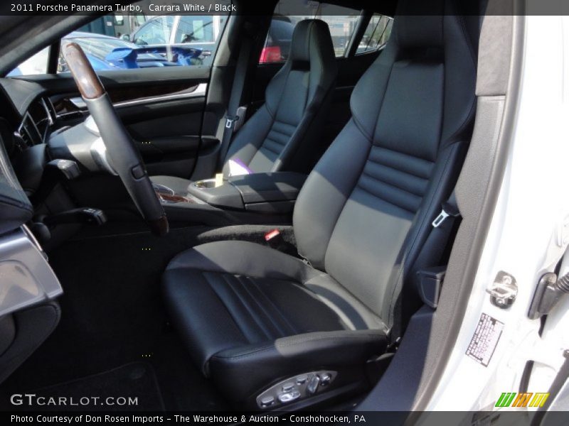 Carrara White / Black 2011 Porsche Panamera Turbo