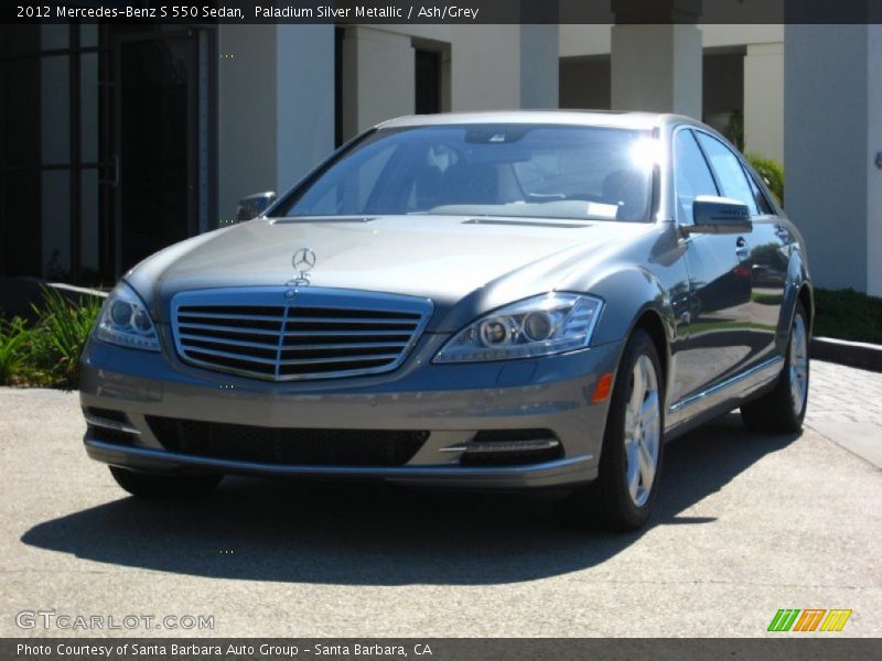 Paladium Silver Metallic / Ash/Grey 2012 Mercedes-Benz S 550 Sedan