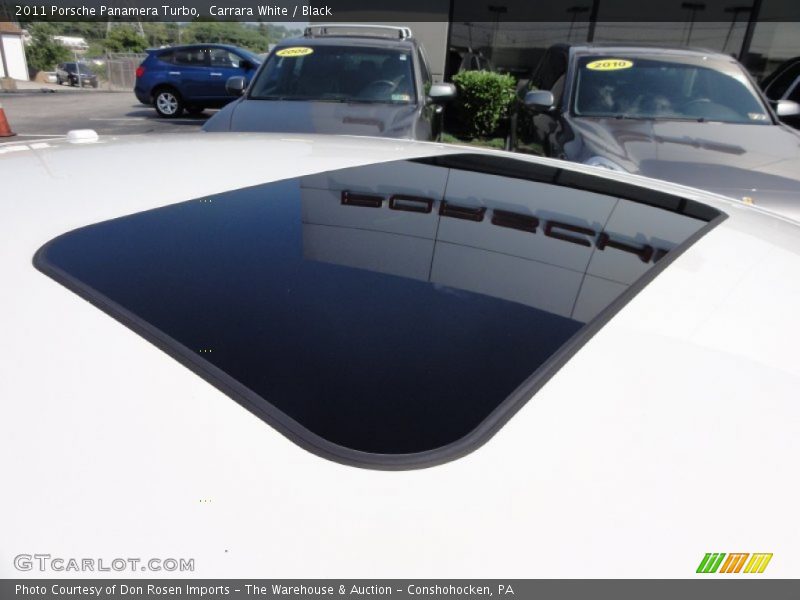 Carrara White / Black 2011 Porsche Panamera Turbo