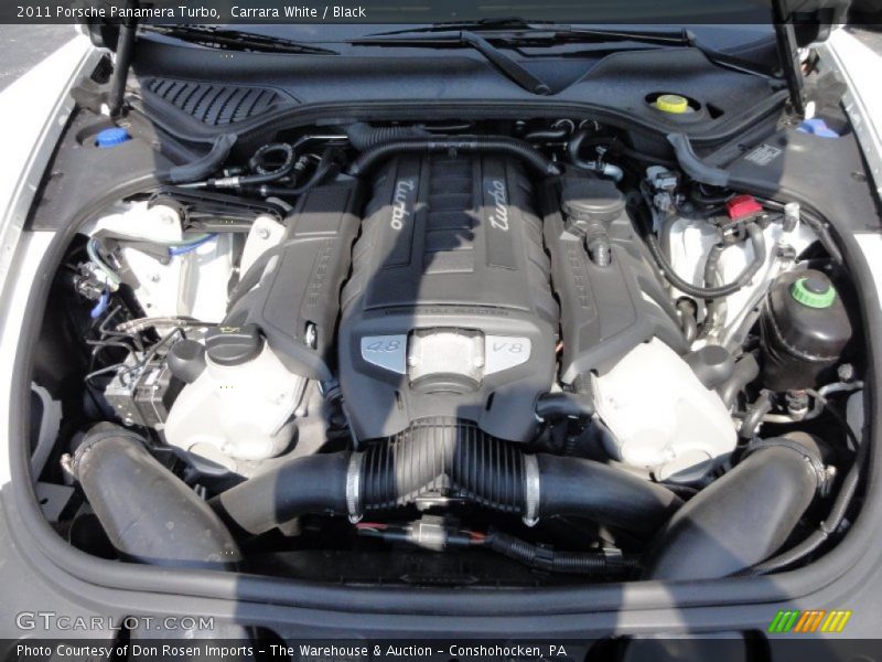  2011 Panamera Turbo Engine - 4.8 Liter DFI Twin-Turbocharged DOHC 32-Valve VarioCam Plus V8