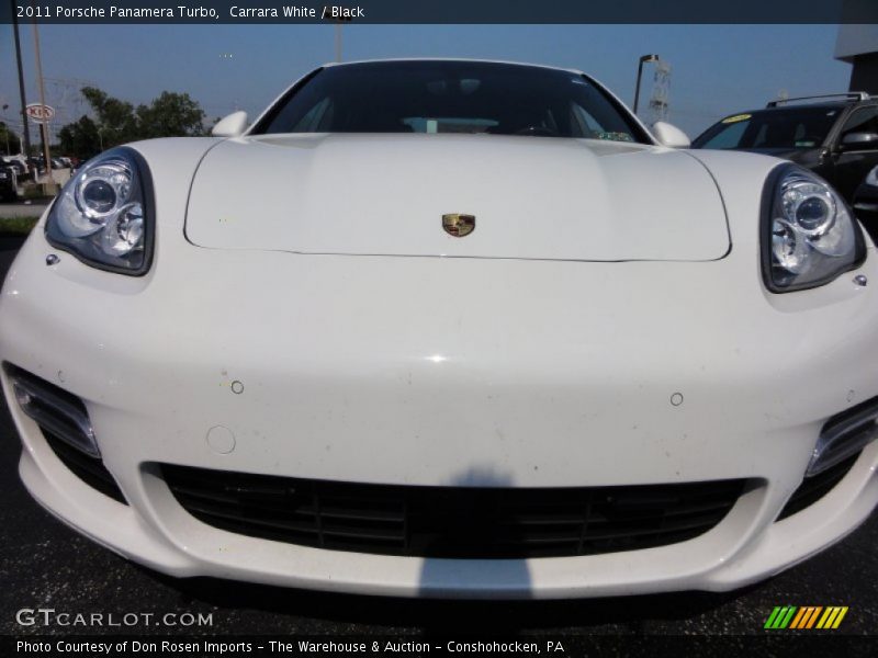 Carrara White / Black 2011 Porsche Panamera Turbo