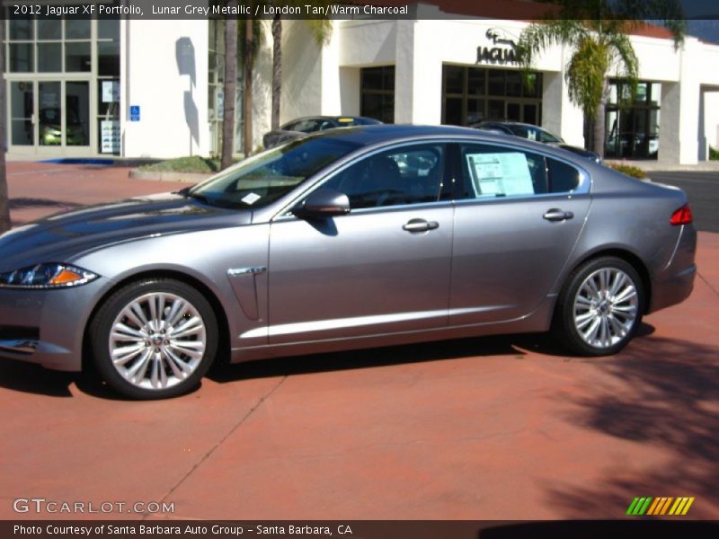 Lunar Grey Metallic / London Tan/Warm Charcoal 2012 Jaguar XF Portfolio