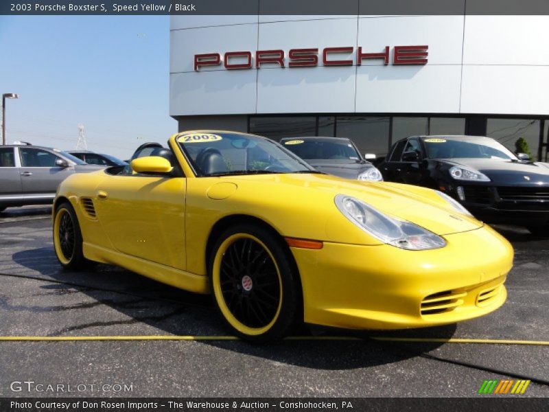  2003 Boxster S Speed Yellow