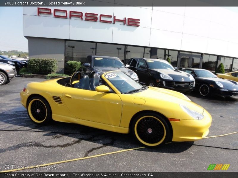 2003 Boxster S Speed Yellow