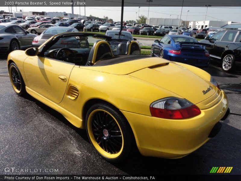 Speed Yellow / Black 2003 Porsche Boxster S