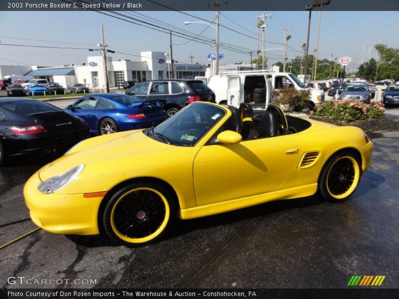 Speed Yellow / Black 2003 Porsche Boxster S