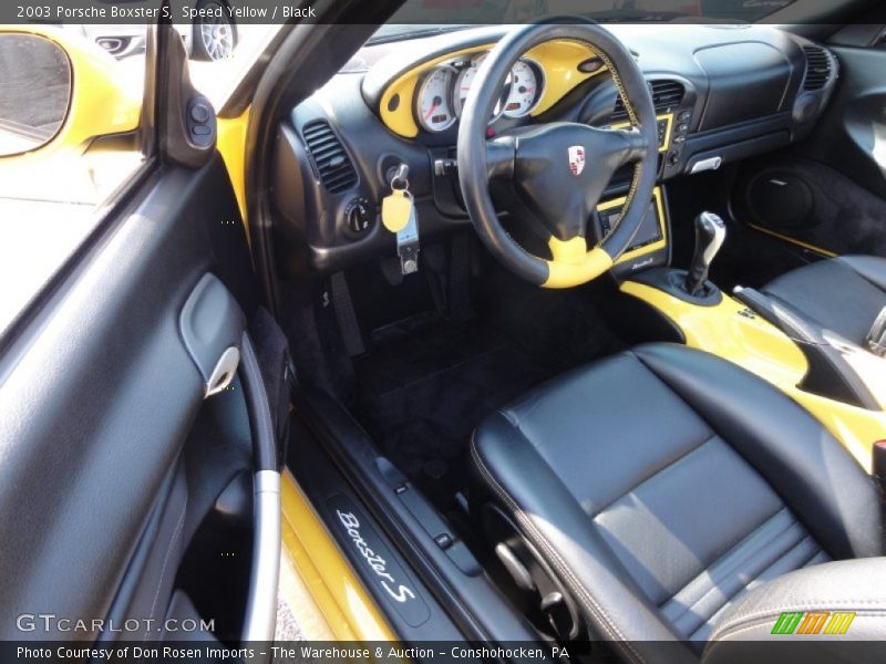  2003 Boxster S Black Interior