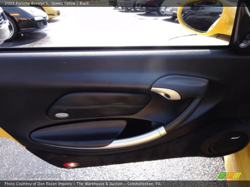 Speed Yellow / Black 2003 Porsche Boxster S