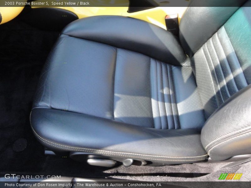 Speed Yellow / Black 2003 Porsche Boxster S