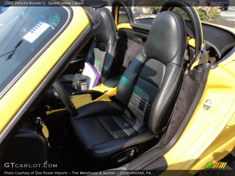 Speed Yellow / Black 2003 Porsche Boxster S
