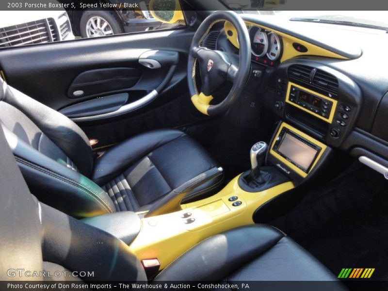 Speed Yellow / Black 2003 Porsche Boxster S