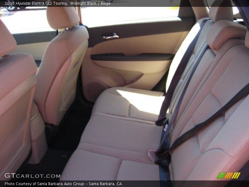 Midnight Black / Beige 2012 Hyundai Elantra GLS Touring