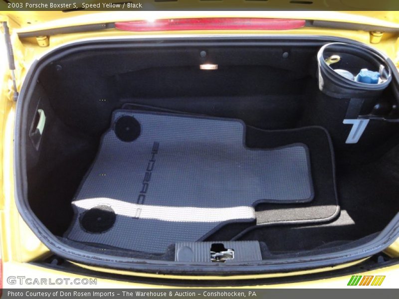 Speed Yellow / Black 2003 Porsche Boxster S