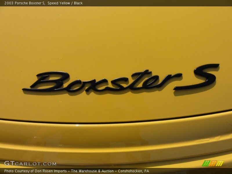  2003 Boxster S Logo