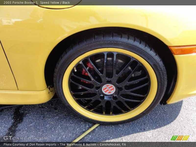 Speed Yellow / Black 2003 Porsche Boxster S