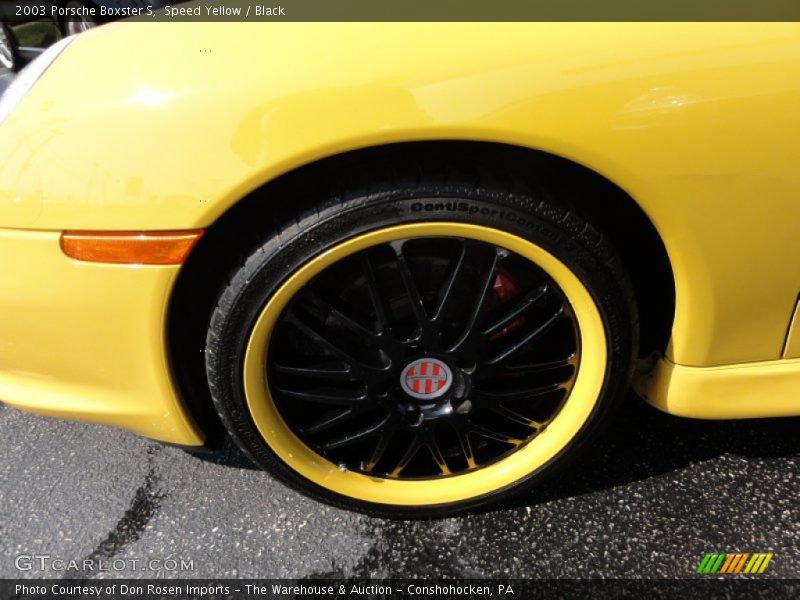 Speed Yellow / Black 2003 Porsche Boxster S