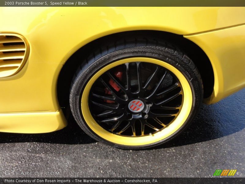Speed Yellow / Black 2003 Porsche Boxster S