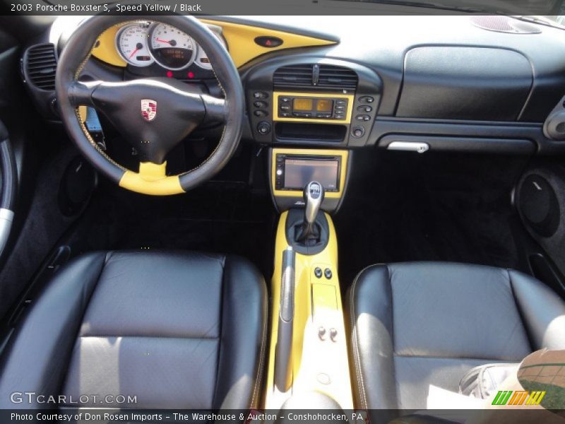 Speed Yellow / Black 2003 Porsche Boxster S