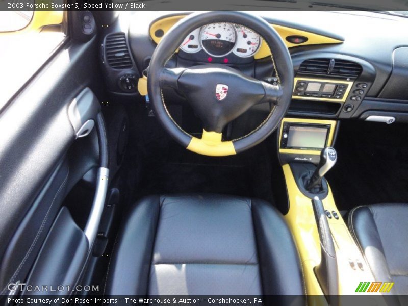 Speed Yellow / Black 2003 Porsche Boxster S