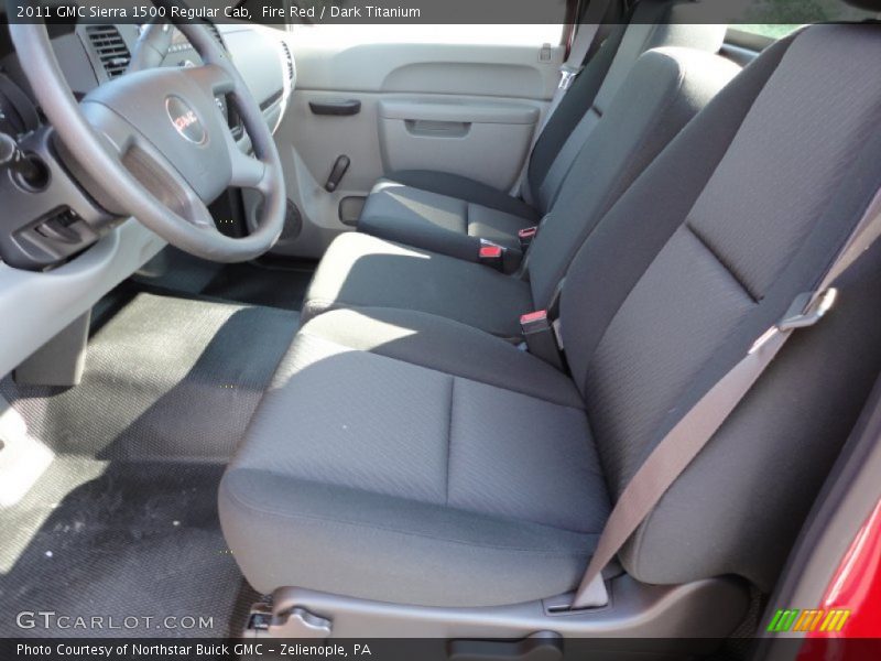 Fire Red / Dark Titanium 2011 GMC Sierra 1500 Regular Cab