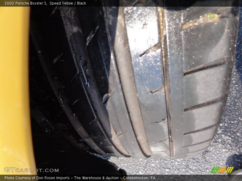 Speed Yellow / Black 2003 Porsche Boxster S