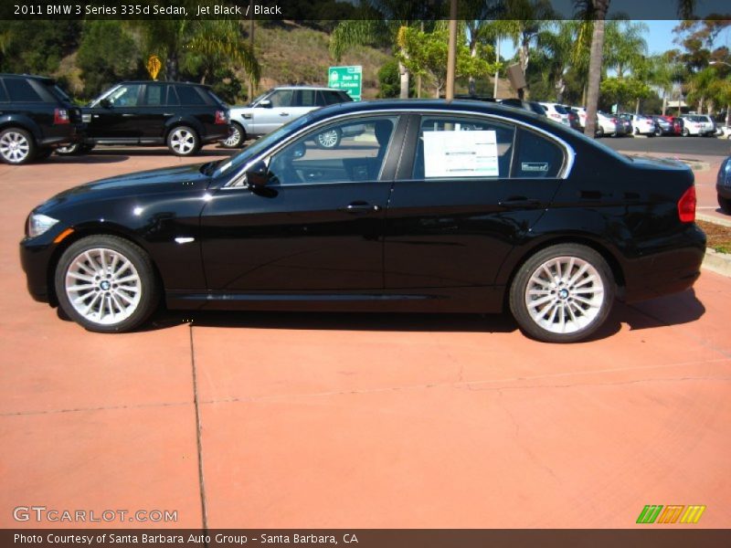 Jet Black / Black 2011 BMW 3 Series 335d Sedan