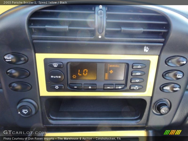 Speed Yellow / Black 2003 Porsche Boxster S