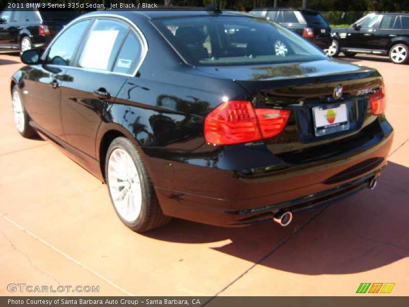 Jet Black / Black 2011 BMW 3 Series 335d Sedan
