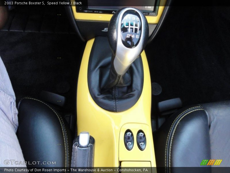 Speed Yellow / Black 2003 Porsche Boxster S