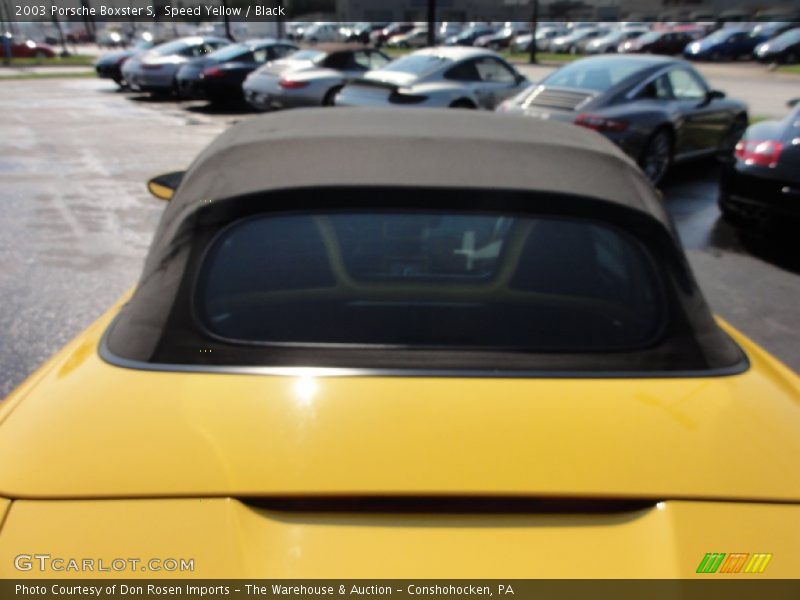 Speed Yellow / Black 2003 Porsche Boxster S