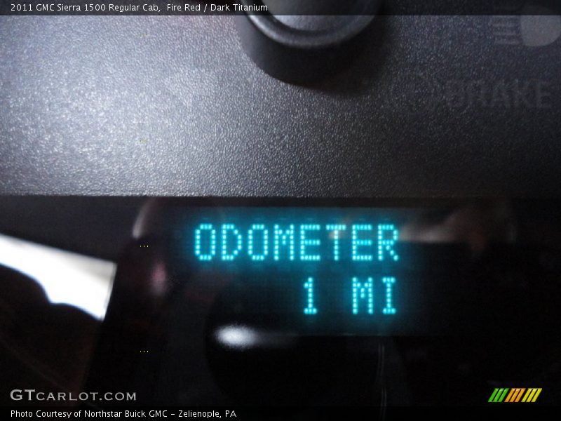 Fire Red / Dark Titanium 2011 GMC Sierra 1500 Regular Cab