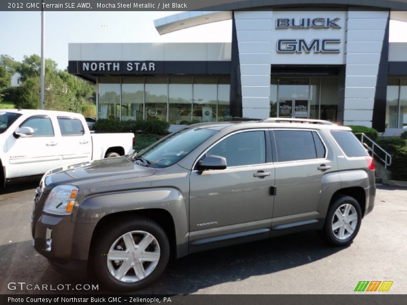 Mocha Steel Metallic / Jet Black 2012 GMC Terrain SLE AWD