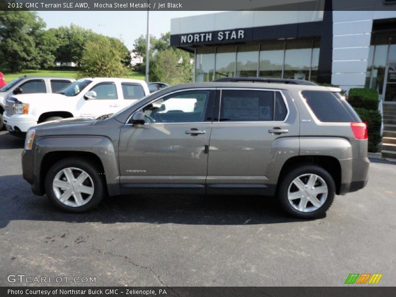 Mocha Steel Metallic / Jet Black 2012 GMC Terrain SLE AWD