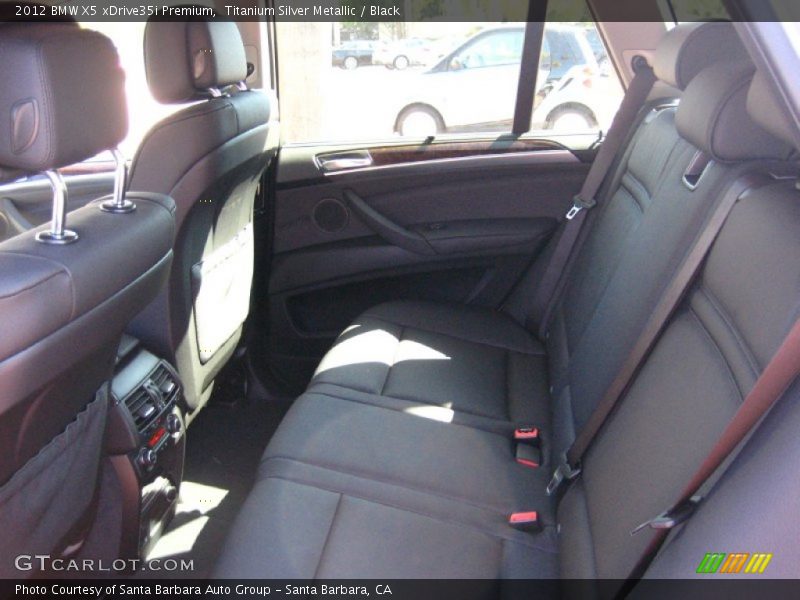 Titanium Silver Metallic / Black 2012 BMW X5 xDrive35i Premium