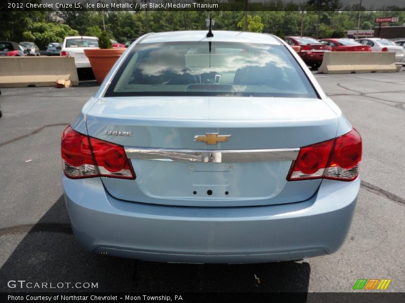 Ice Blue Metallic / Jet Black/Medium Titanium 2012 Chevrolet Cruze LS